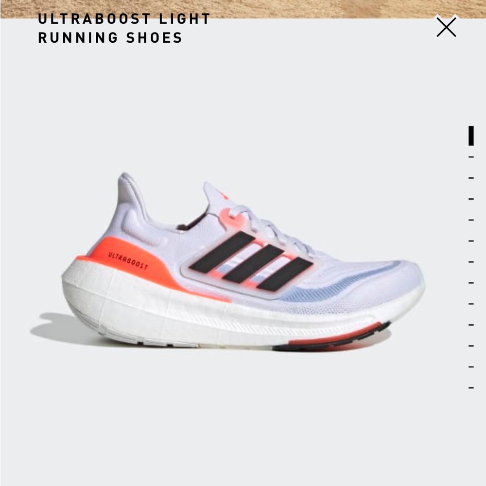 Women’s Adidas Ultraboost tennis shoes. Size 8